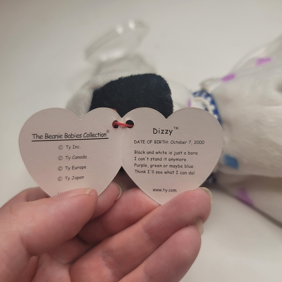 Ty Dizzy the Dalmatian Beanie Baby - Picture 6 of 7